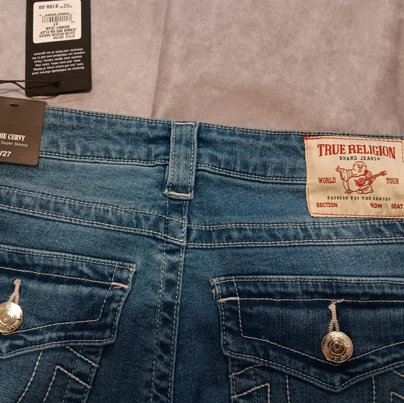 NWT True Religion Jennie Curvy jeans - Picture 4 of 11